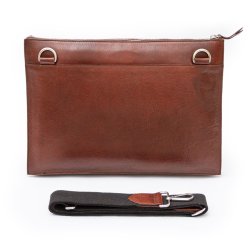 Slim lapptop taske - Coffee