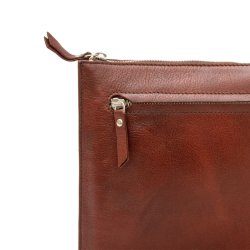 Slim lapptop taske - Coffee