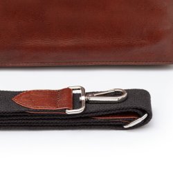 Slim lapptop taske - Coffee