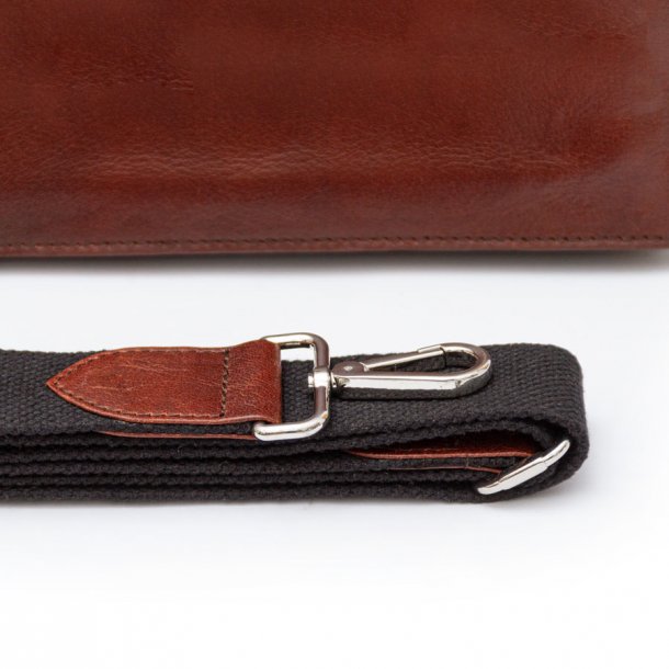 Slim lapptop taske - Coffee